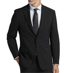 Calvin Klein Men's Slim-Fit Infinite Blazer Suit Jacket Sport Coat Black 42 S